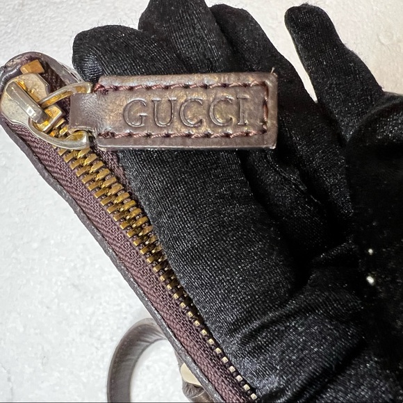 GUCCI CANVAS SHOULDER BAG - Picture 5 of 8